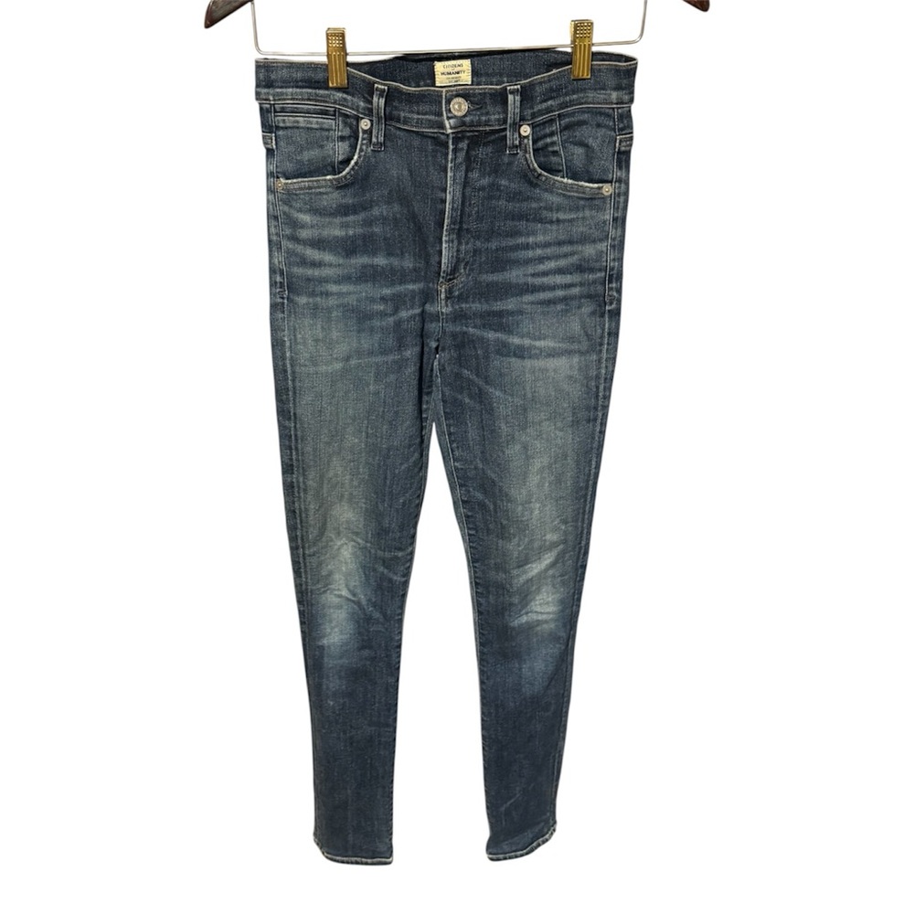 Citizens Of Humanity Dark Blue Carlie high rise Skinny Jeans size 27